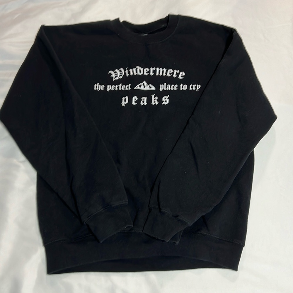 Taylor Swift Folklore Black Sweatshirt